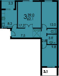 Планировка - 3 фото - Умные Окна